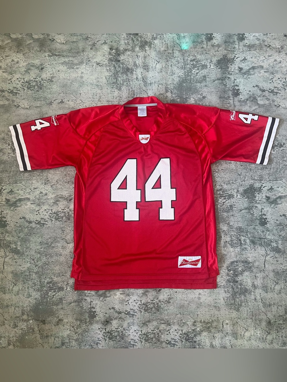 Red Budweiser Football Jersey
